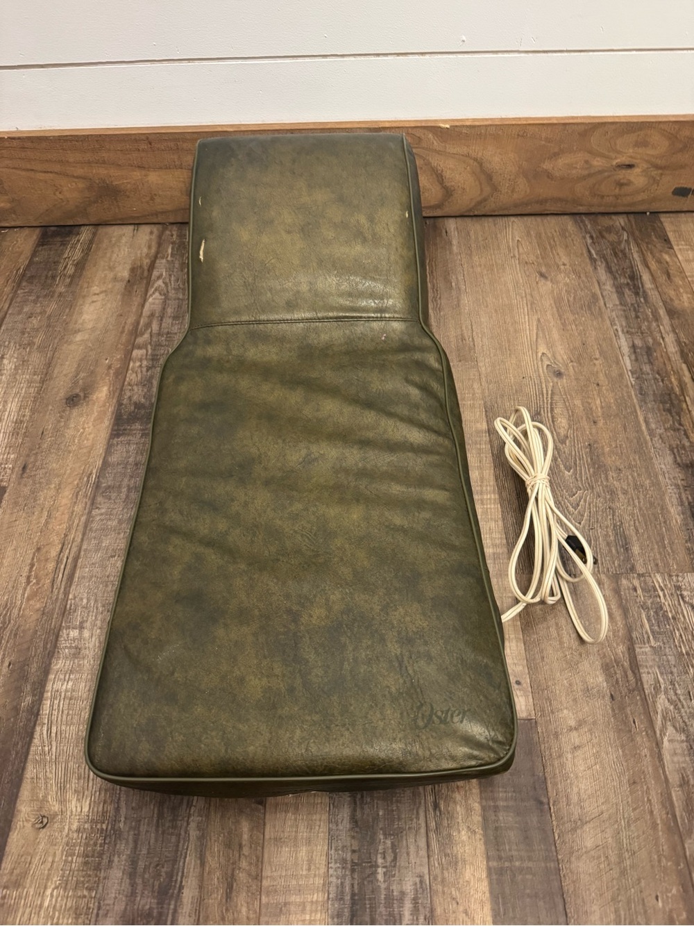 Oster King Size Massage Lounge Avocado Green Heated Massager